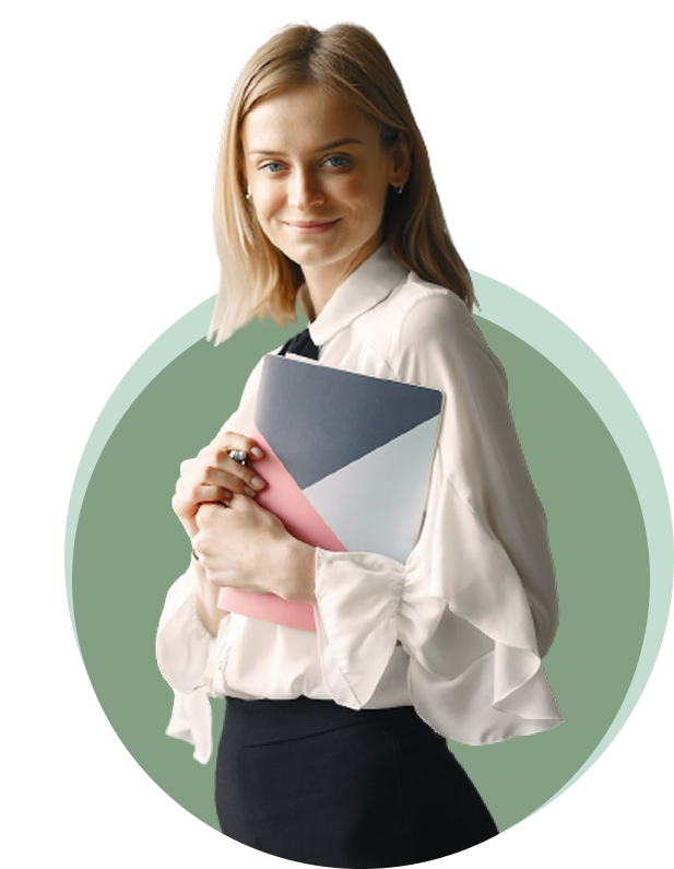 image of a notary woman